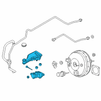 OEM 2014 Ford Fusion Master Cylinder Diagram - DG9Z-2140-D