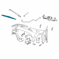 OEM Ford Explorer Sport Trac Front Blade Diagram - JU2Z17V528F