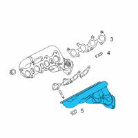 OEM Ford Mustang Exhaust Manifold Diagram - BR3Z-9431-C