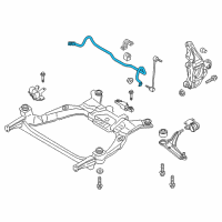 OEM Ford Fusion Stabilizer Bar Diagram - DG9Z-5482-D
