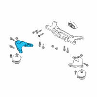 OEM Ford Mustang Support Bracket Diagram - BR3Z-6028-A
