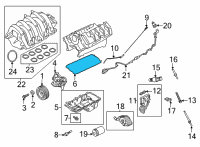 OEM Ford F-150 GASKET - OIL PAN Diagram - ML3Z-6710-A