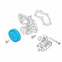 OEM Ford Escape Pulley Diagram - DS7Z-8509-A