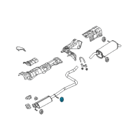 OEM Ford EcoSport Front Insulator Diagram - BE8Z-5A262-B