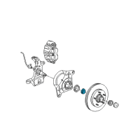 OEM Ford Expedition Inner Bearing Diagram - F65Z-1201-AA