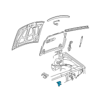 OEM Ford Explorer Sport Trac Safety Catch Diagram - XL2Z-16892-AA