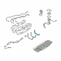OEM Ford Expedition Support Strap Diagram - 6L1Z-9054-BA