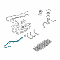 OEM Ford Expedition Filler Pipe Diagram - 7L1Z-9034-A
