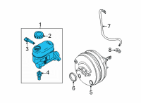 OEM Ford E-350 Super Duty Master Cylinder Diagram - LC2Z-2140-AA
