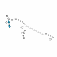 OEM Ford Edge Stabilizer Link Diagram - F2GZ-5C486-A
