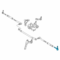 OEM Ford F-250 Super Duty Outer Tie Rod Diagram - 2L3Z-3A130-BA