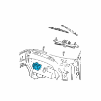 OEM Ford F-150 Washer Reservoir Diagram - 7L3Z-17618-A