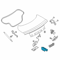 OEM Ford EcoSport Trunk Lid Switch Diagram - 1L2Z-14018-AC