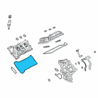 OEM Ford Explorer Valve Cover Gasket Diagram - L1MZ-6584-A
