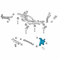 OEM Ford Freestyle Knuckle Diagram - 6F9Z-5B758-A