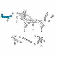 OEM Ford Five Hundred Upper Control Arm Diagram - 6F9Z-5A804-A