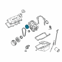 OEM Ford Ranger Timing Gear Set Diagram - YF1Z-6256-AA
