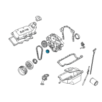 OEM Ford Taurus Timing Gear Set Diagram - 2F1Z-6306-AA