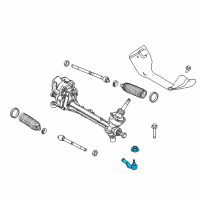 OEM Lincoln MKC Outer Tie Rod Diagram - BV6Z-3A130-F