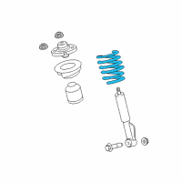 OEM Ford Expedition Coil Spring Diagram - 9L1Z-5310-P