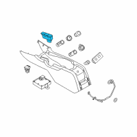 OEM Ford Mustang Switch Assembly Diagram - CR3Z-13D730-AA