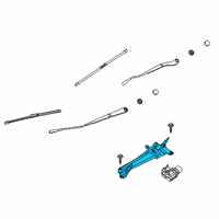 OEM Ford Escape ARM AND PIVOT SHAFT ASY Diagram - LJ6Z-17566-A