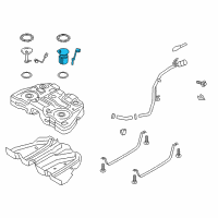 OEM Lincoln MKZ Fuel Pump Diagram - DG9Z-9H307-T