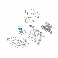 OEM Lincoln MKZ Cup Holder Diagram - AE5Z-5413562-AB