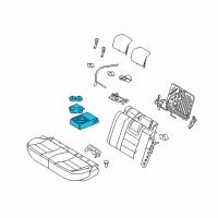 OEM Lincoln MKZ Armrest Assembly Diagram - AH6Z-5467112-BB