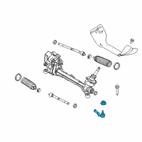 OEM Ford Transit Connect Outer Tie Rod Diagram - BV6Z-3A130-L