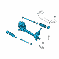 OEM Ford Focus Gear Assembly Diagram - G1FZ-3504-AQ