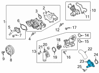 OEM Ford Expedition Connector Tube Diagram - HL3Z-8592-A
