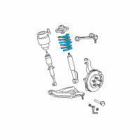 OEM Ford Expedition Coil Spring Diagram - 3L1Z-5310-CA