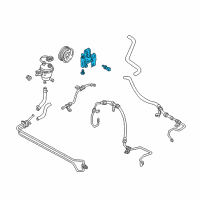 OEM Ford Escape Power Steering Pump Diagram - 7L8Z-3A674-ARM