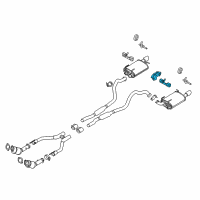 OEM Ford Mustang Front Bracket Diagram - BR3Z-5A246-E