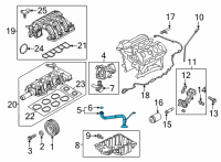 OEM Lincoln Oil Pick-Up Diagram - LK4Z-6622-A