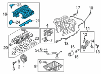 OEM Ford F-150 Intake Manifold Diagram - L1MZ-9424-A