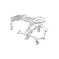 OEM Ford Expedition Stabilizer Bar Insulator Diagram - XL1Z-5493-BA