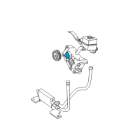 OEM Ford Explorer Sport Trac Power Steering Pump Diagram - 7L2Z-3A674-C