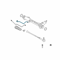 OEM Ford Mustang Pressure Tube Diagram - 6R3Z-3A717-AA