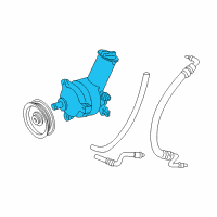 OEM Ford Ranger Power Steering Pump Diagram - 3L5Z-3A674-AARM