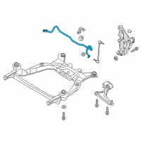 OEM Ford Fusion Stabilizer Bar Diagram - DG9Z-5482-C