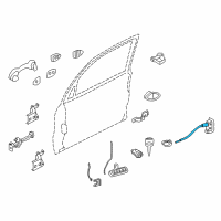 OEM Ford Escape Cable Diagram - 6L8Z-78221A00-AA