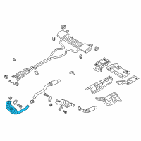 OEM Lincoln Continental Catalytic Converter Diagram - GD9Z-5E213-A
