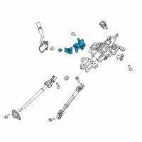 OEM 2016 Ford F-150 Gear Shift Assembly Diagram - FL3Z-7210-C