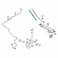 OEM Ford Fusion Wiper Blade Diagram - DP5Z-17528-A