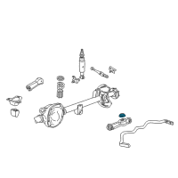 OEM Ford Thunderbird Lower Insulator Diagram - D8BZ-5536-A
