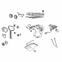 OEM Ford Escape Crankshaft Gear Diagram - F5RZ-6306-AB