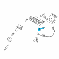 OEM Ford Taurus Crankshaft Sensor Diagram - AA5Z-6C315-A