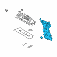 OEM Ford Edge Front Cover Diagram - K2GZ-6019-A